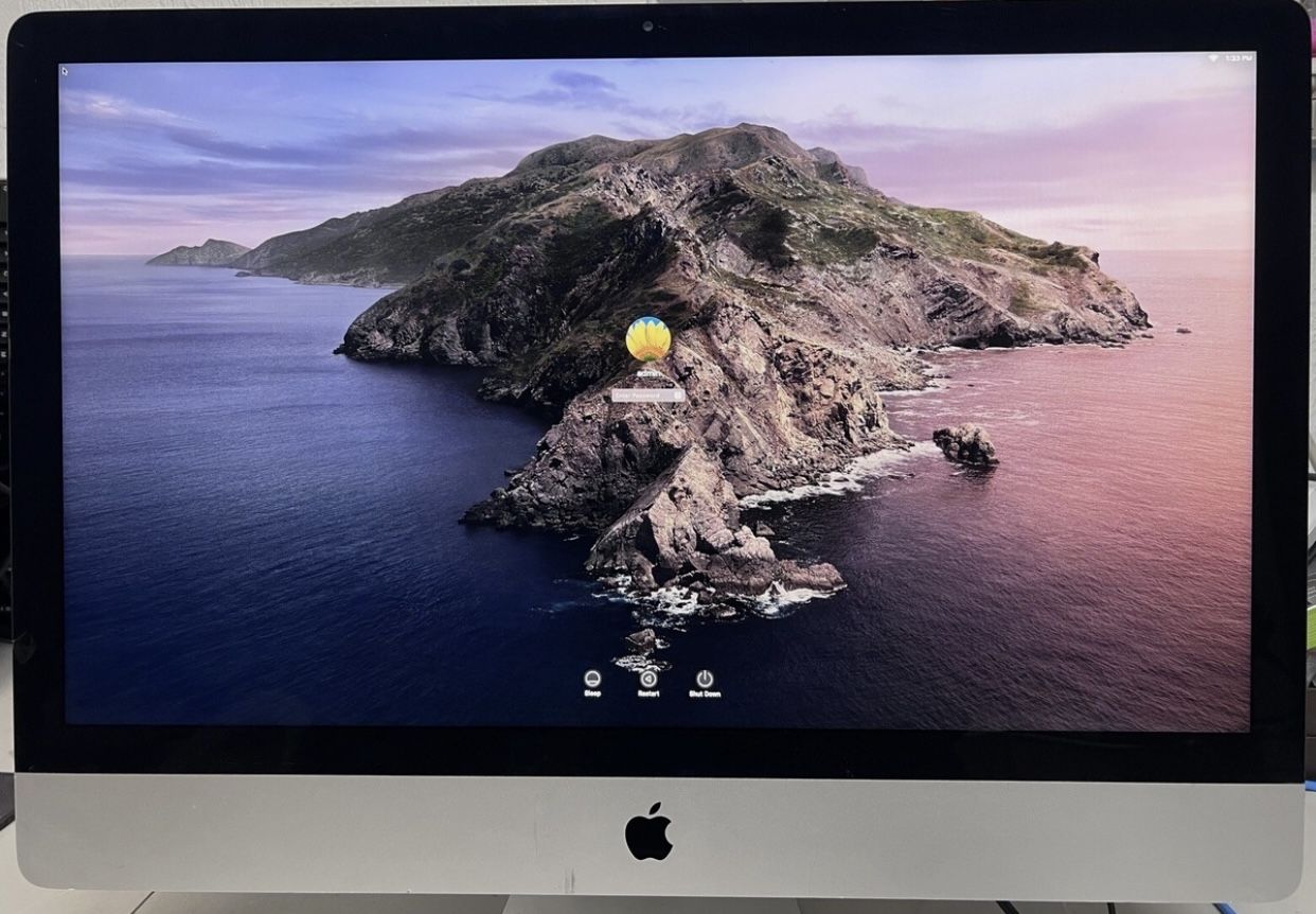 iMac Catalina 27 Inch Screen Restored