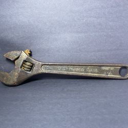 Vintage 10” Crescent Wrench MFD BY CRESCENT TOOL CO JAMESTOWN NY Original Patina