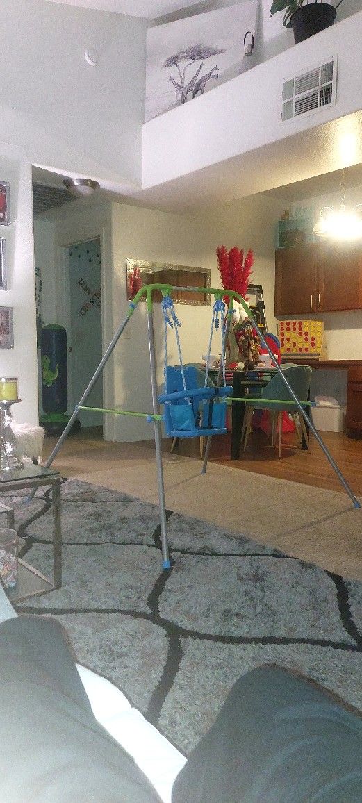 SPORTSPOWER MY FIRST TODDLER SWING SET(Indoor/Outdoor)