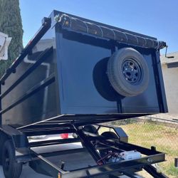 8x12x4 Smooth Finish Dump Trailer 