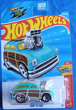 New N Case Hot Wheels Surf 'N Turf