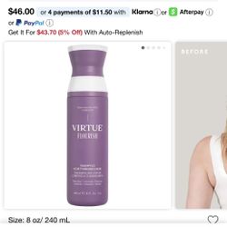 Brand New Virtue Flourish Shampoo For Thinning Hair 