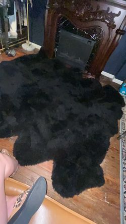 Genuine sheepskin rug