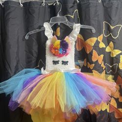 Unicorn Girl Tutu Dress 