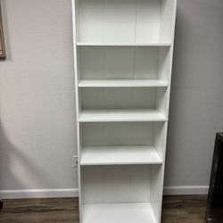 White Bookshelf
