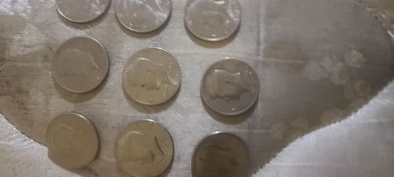 John F Kennedy Half Dollar Coins 
