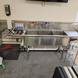 Commercial Grade Sinks And Grease Trap