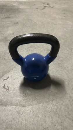blue kettle bell