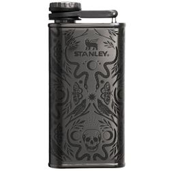 Stanley Halloween Easy Fill Stainless Steel 8oz Flask Deadly Damask NIB