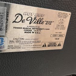 Fender Hot Rod Deville Amp 212 Y2K ??? 180W