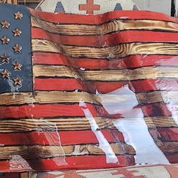 Custom Woodwork American flags