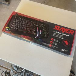 RGB Gaming Keyboard, Mouse & Mousepad