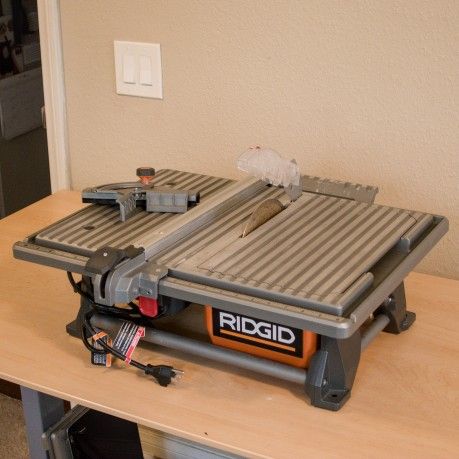 Ridgid 6.5A 7in Diamond Blade Corded Tile Saw (R40211CN)