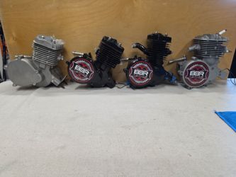 4 2-Stroke Motorized Bicycle Engines with accessories