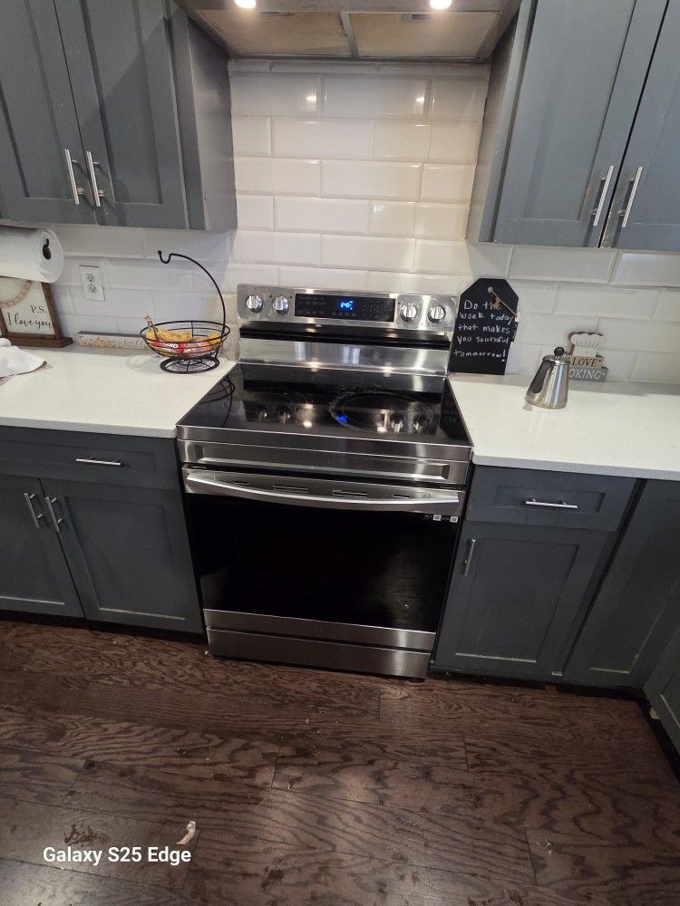 stove with air fryer