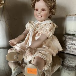 Shirley Temple Elka Hutchens Porcelain doll.