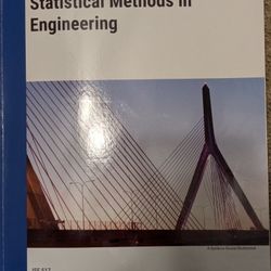 Statistical Methods In Engineering Textbook ISE 5517 at Oakland University
