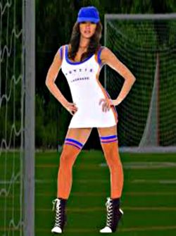 NEW Hottie Lacross Player Halloween costume
