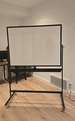 Kamelleo Rolling Dry Erase Board 48 x 36 - Large Portable Magnetic Whiteboard with Stand