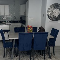 6 Chair Dinning Set  From Wayfair