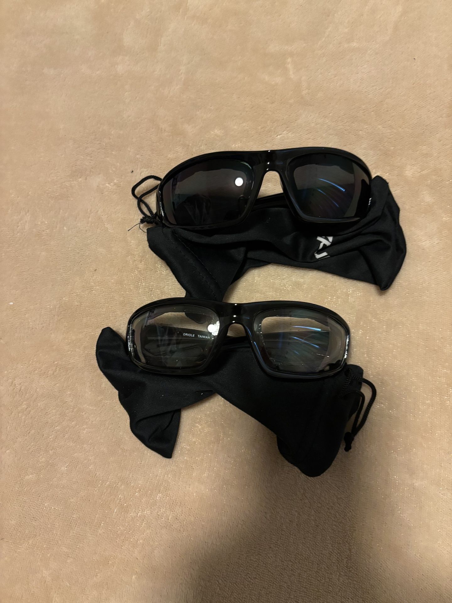 Motorcycle Glasses (Goggles) and Head Scarf