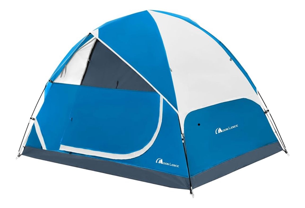 MOON LENCE 2/4 Person Tent for Camping,Waterproof Tent for Backpacking,Outdoor Dome Tent with Windproof
