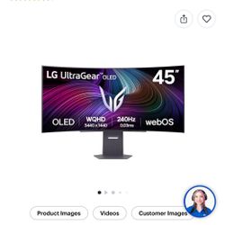 45” LG Curved Monitor 