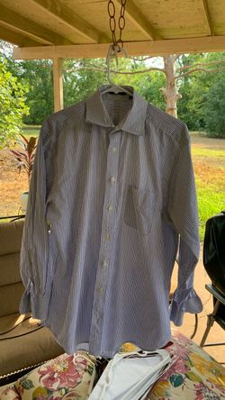 Polo Ralph Lauren Men's Regent Fit Striped Dress Shirt French Cuffs