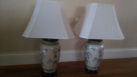 Japanese lamps, perfect condition