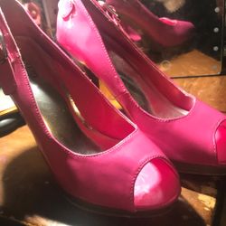 Hot Pink Vintage Heels