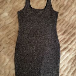 Black/silver sparkly dress