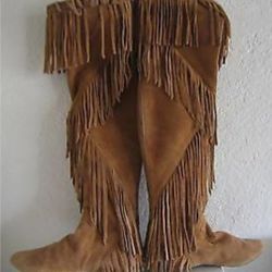 Sam Edelman Suede over knee size 8 boots