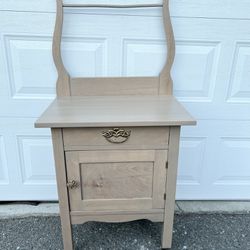 Adorable Antique Multipurpose washstand, nightstand, coffee cart