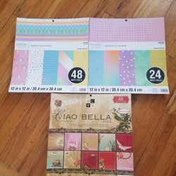 3 NEW Scrapbook Paper Pads