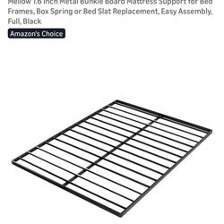 Metal Full Size Bunkie Board Mattress Support for Bed Frames, Box Spring or Bed Slat Replacement