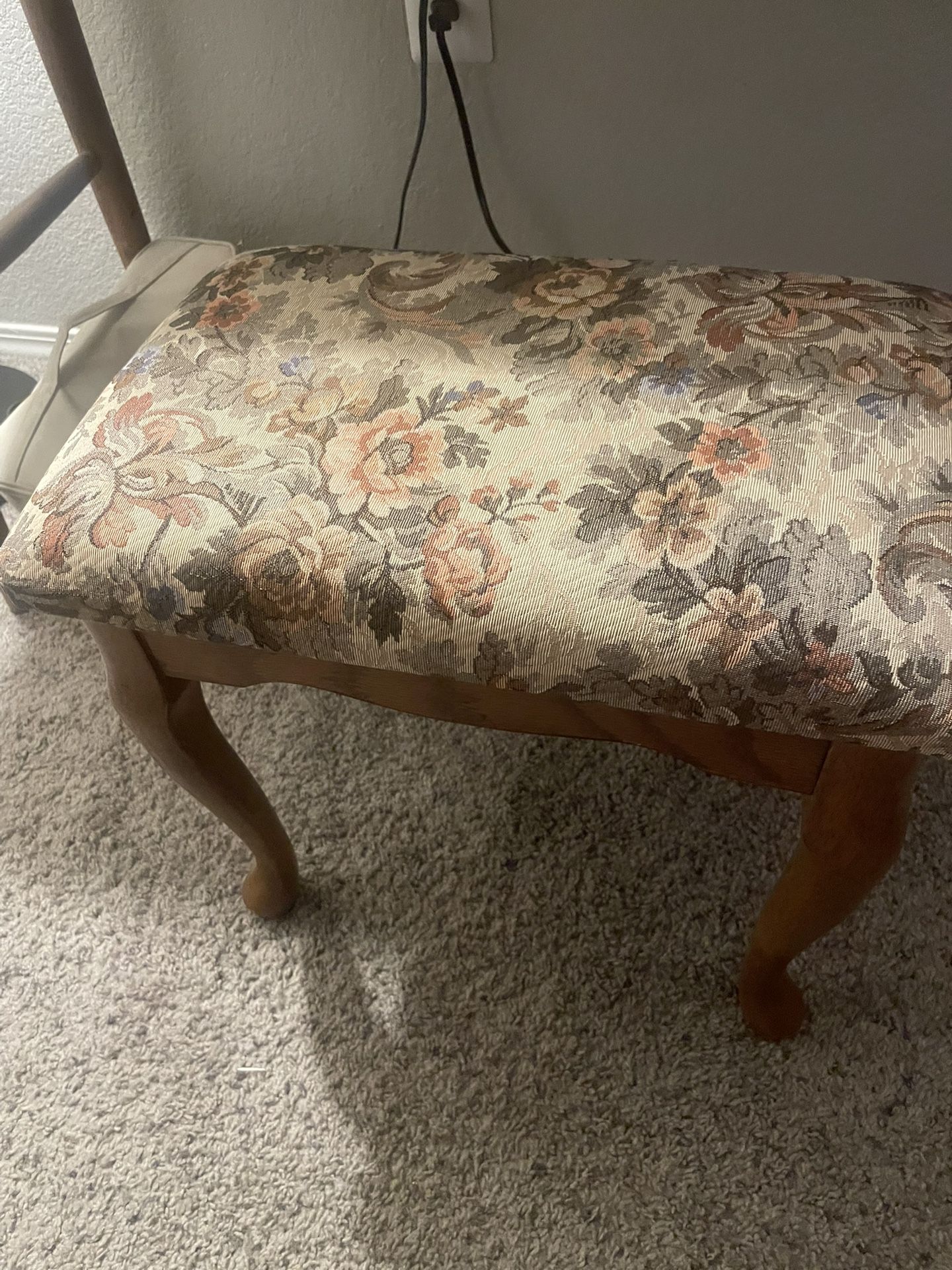 Beautiful Floral Footstools / Ottoman