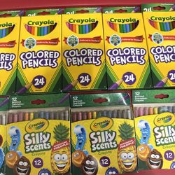 Crayola Pencils And Scented Twistable Crayons 2 For $5 