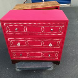 Dresser, Red, Very Unique Piece