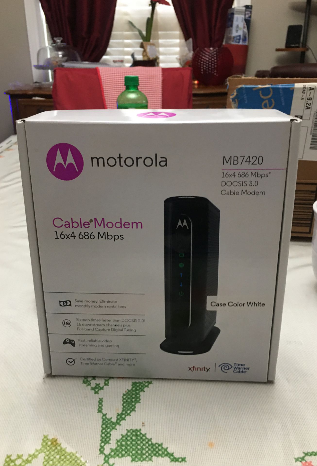 Motorola MB7420 cable modem
