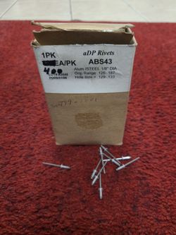 Box of 1/8" pop rivets
