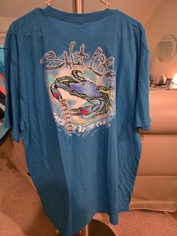 Salt Life Blue Crab Graphic T-Shirt XL