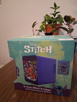 Disney Stitch 6-can fridge (new-sealed)