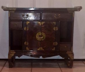 Vintage Mid-Century Korean Tansu Accent Chest