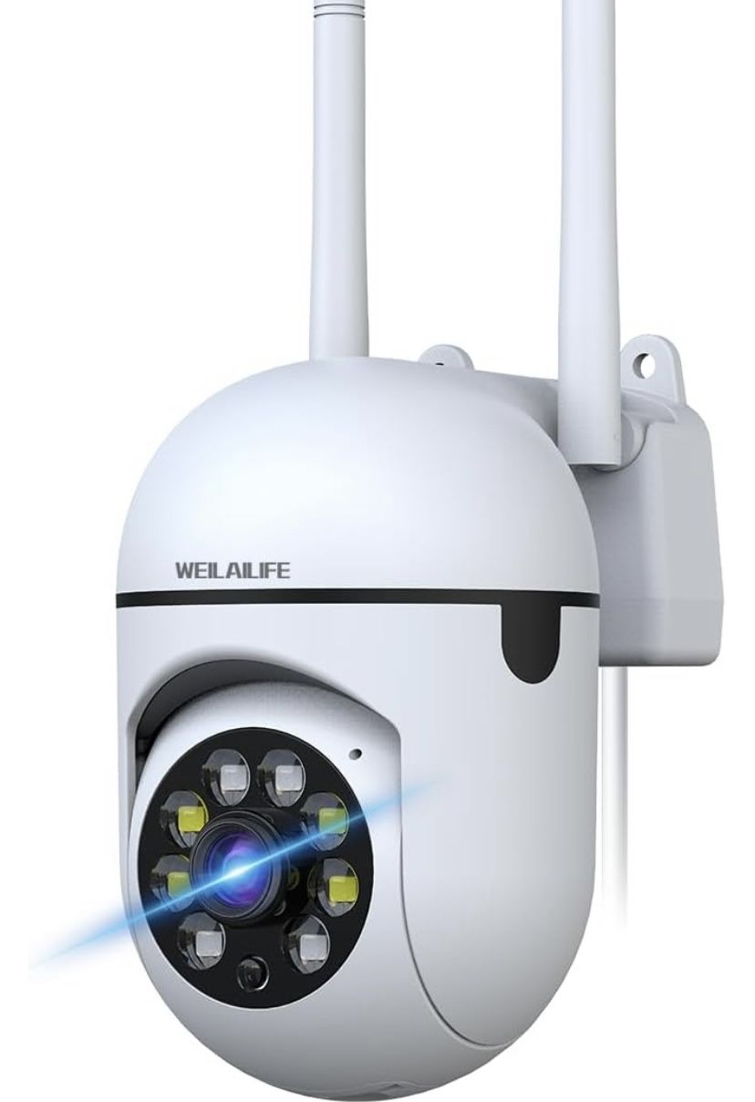 2-Way Audio & Auto Tracking: 2K Security Camera, WiFi Video Surveillance Camera