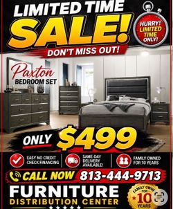 LIMITED TIME SALE! NEW BEDROOM SETS ON SALE ONLY $499. IN STOCK SAME DAY DELIVERY 🚚 EASY FINANCING