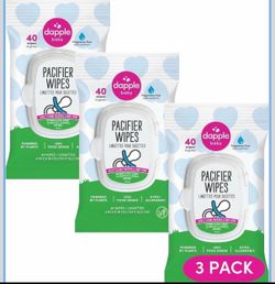 Dapple Baby Pacifier Wipes 3 Pack