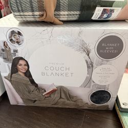Premium Couch Blanket- Blanket with Sleeves
