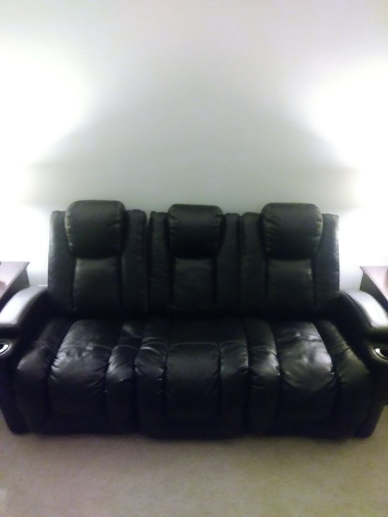Polaris Dual power reclining sofa