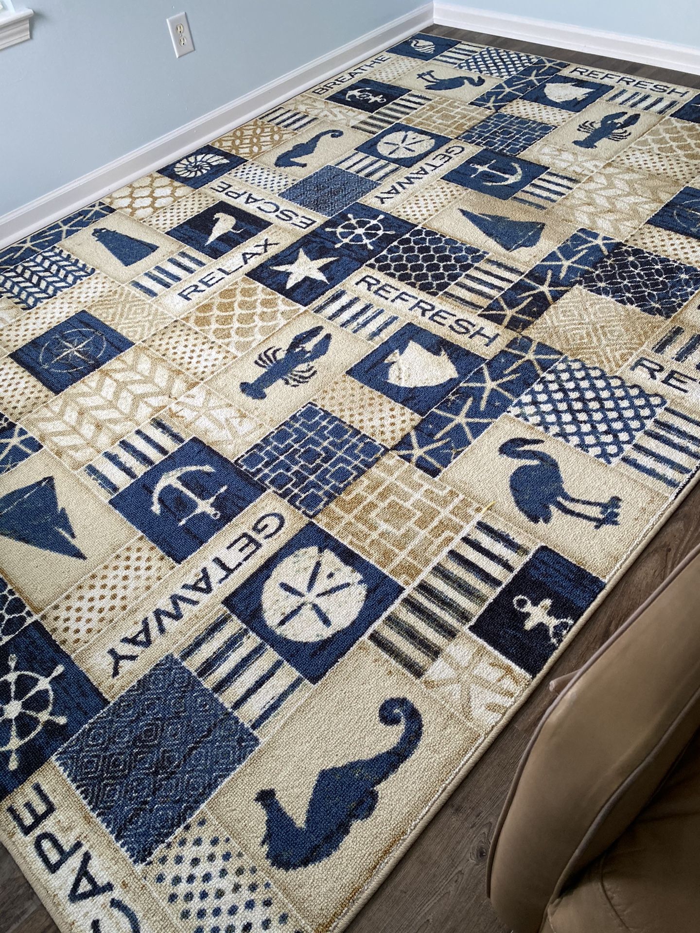 Large Indoor Nautical Area Rug for Sale in Myrtle Beach, SC OfferUp