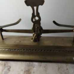 MC - VINTAGE BRASS SCALE - MADE IN ITALY 12"×7"×4"